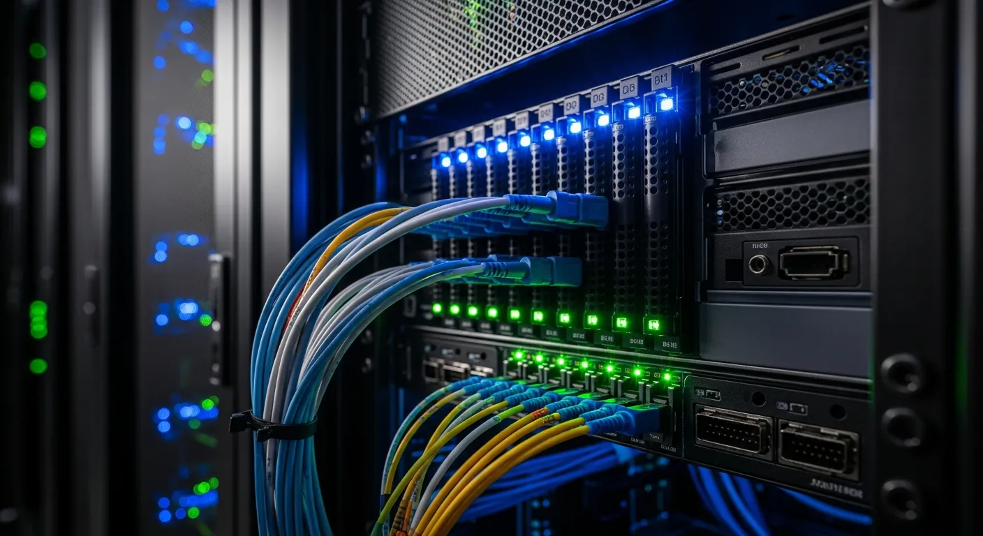 Nowoczesna serwerownia i infrastruktura hostingu stron