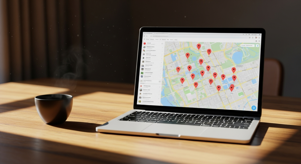 Lokalne pozycjonowanie stron widoczne na mapach w wynikach wyszukiwania