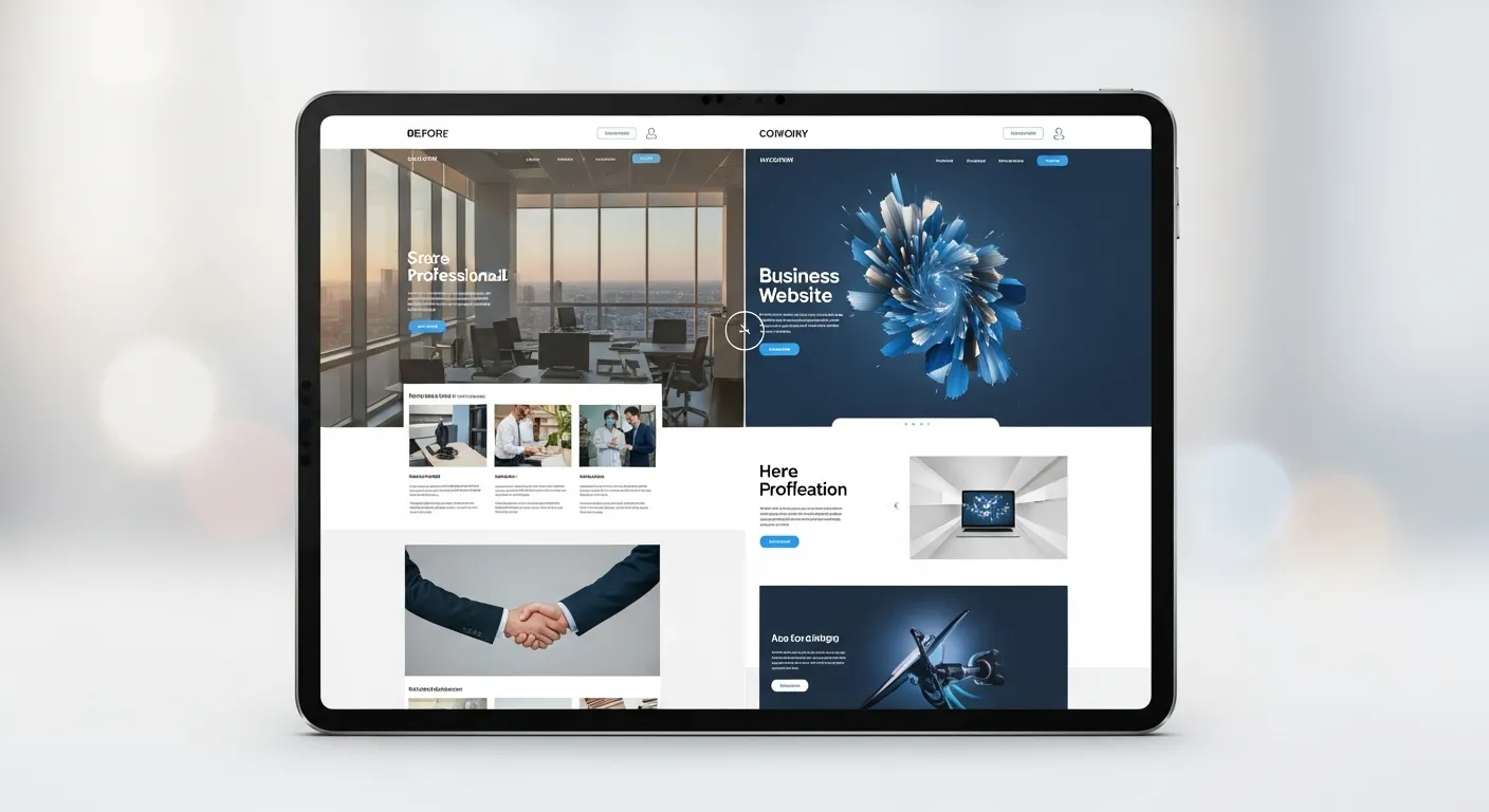 Tworzenie wizerunku w sieci - transformacja strony internetowej na tablecie