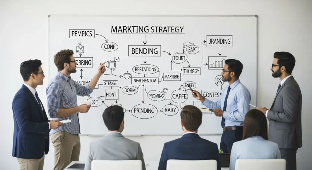 Zespół ekspertów planujący strategię wizerunkową