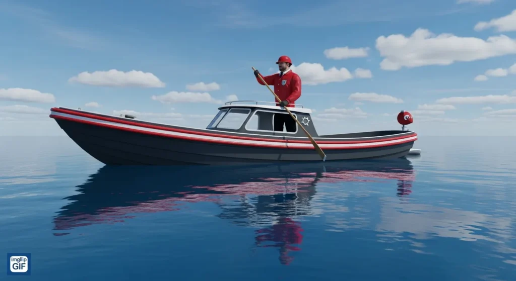 Zirytowany właściciel firmy patrzący na błąd ładowania strony