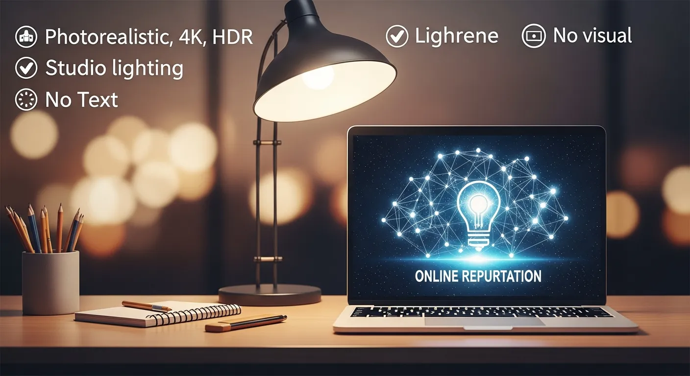 Profesjonalne tworzenie wizerunku w sieci na ekranie laptopa