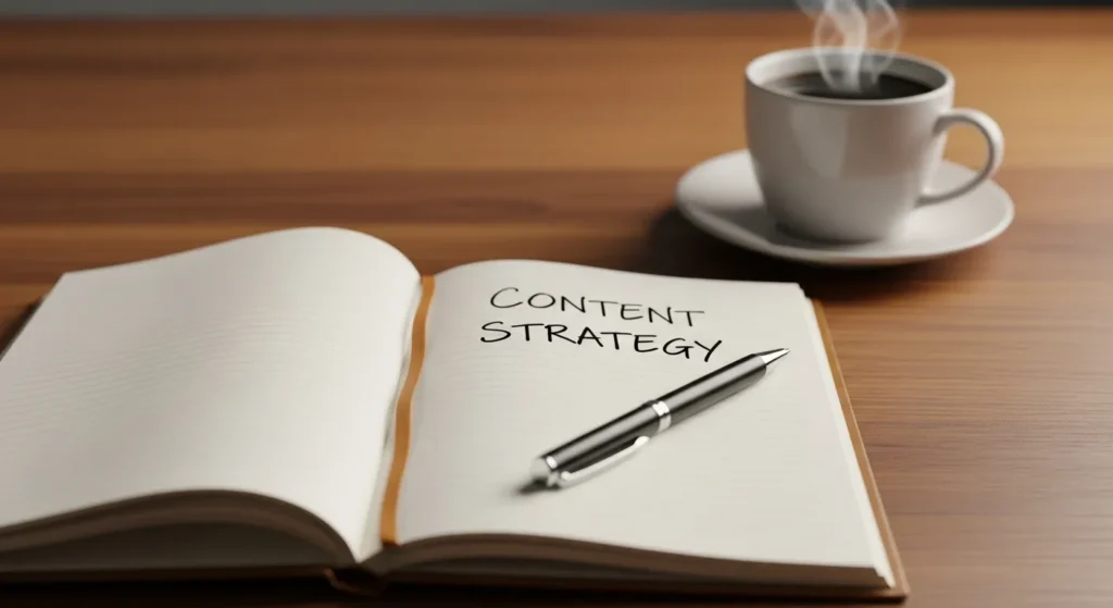 Planowanie strategii content marketingowej i słów kluczowych