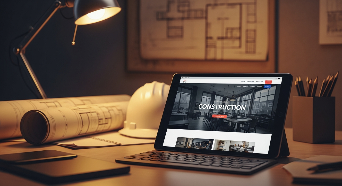 Nowoczesne strony internetowe wyświetlane na tablecie w kontraście do starych dokumentów