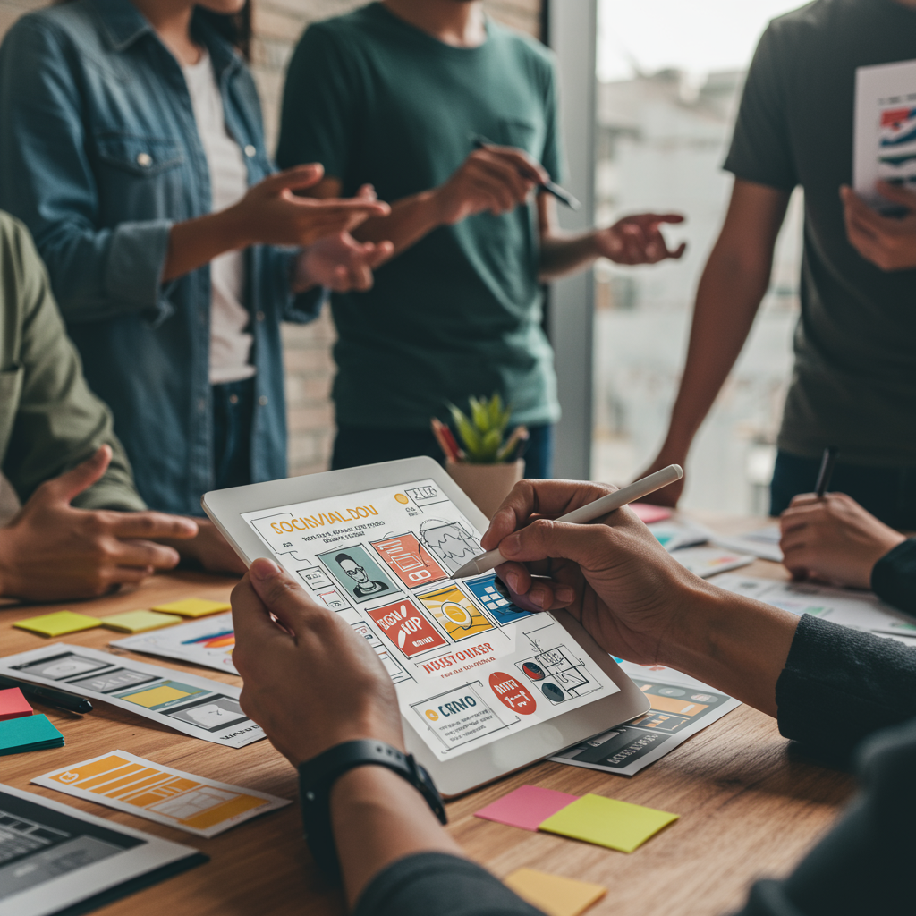 Tworzenie kreatywnych grafik do postów w social mediach