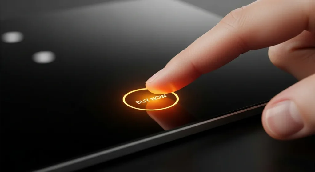 Moment konwersji i zakupu na stronie internetowej