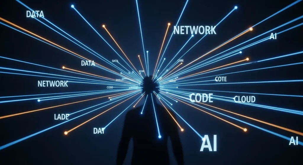 Wizualizacja połączenia słów kluczowych z intencją użytkownika